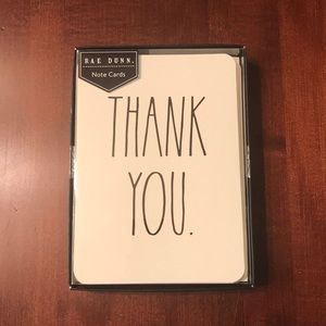 *SOLD**  Large Rae Dunn Thank You Notes Cards NEW!